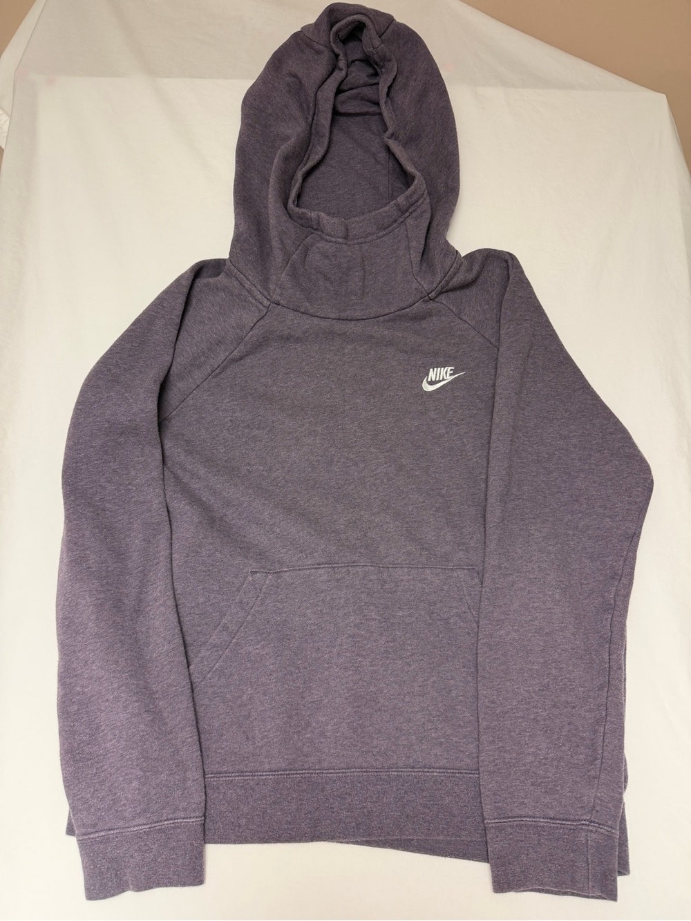 Nike Super Soft Purple Lavender High Neck Hoodie Size Large